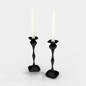 Home Simple Candlestick Lamp 3d model