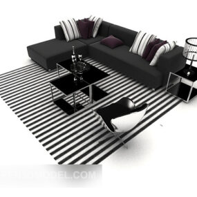 Home Simple Modern Sofa 3d model