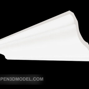 Home Simple Plaster Line Decor 3d-modell