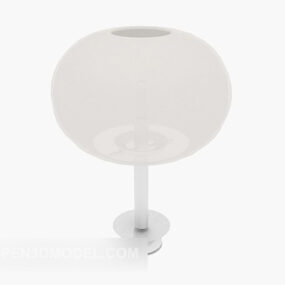 Home Simple Wall Lamp White 3d model
