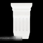 Home Decor Column Plaster Component
