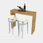 Home Small Bar Table And Chair