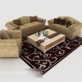 Home Sofa Combination 3d model