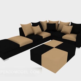 Inicio Juegos de sofás con bolsa blanda Modelo 3d