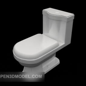 3d модель домашнього традиційного туалету