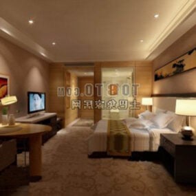 Model 3d Interior Kamar Suite Hotel