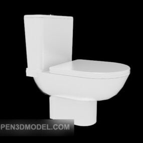 Modello 3d di WC sanitario e orinatoio