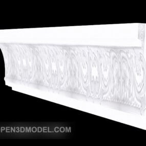 Ligne de plâtre simple pour maison modèle 3D