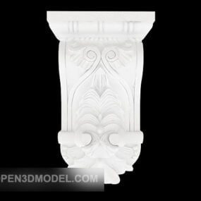 Huis wit component ontwerp 3D-model