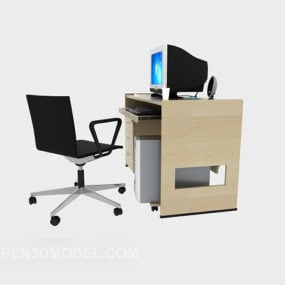 独立办公桌3d模型