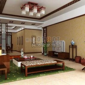 Indoor Living Room Common Style 3d model