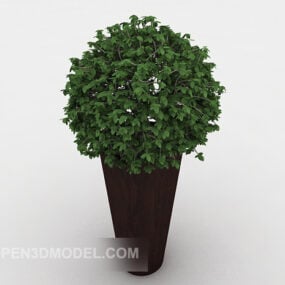 Office Indoor Bonsai Decor 3d model