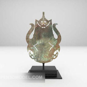 Indoor Furnishings Metal Sculpture 3d model