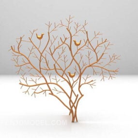مدل سه بعدی دکور مبلمان درخت داخلی