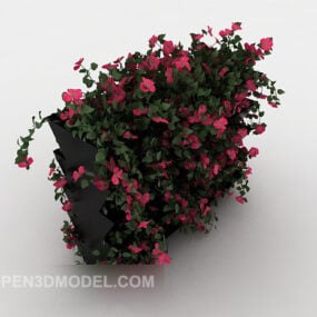 Modello 3d per la decorazione di piante da interno