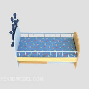Infant Cradle Bed 3d model