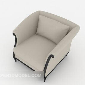 Jane O Grey Home Single Sofa 3d model
