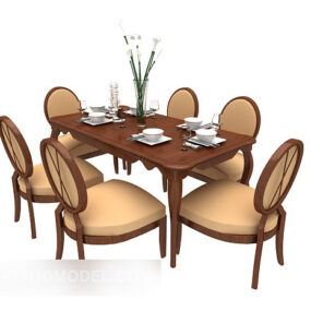Jane O Home Style Dining Table 3d model