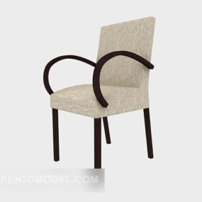 European Style Common Chair 3d model