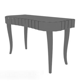 ジェーン・オブライエンブラックサイドテーブル家具3Dモデル
