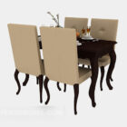 European Style Table Chair Furniture