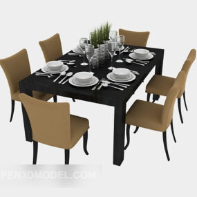 Family Table 3d model