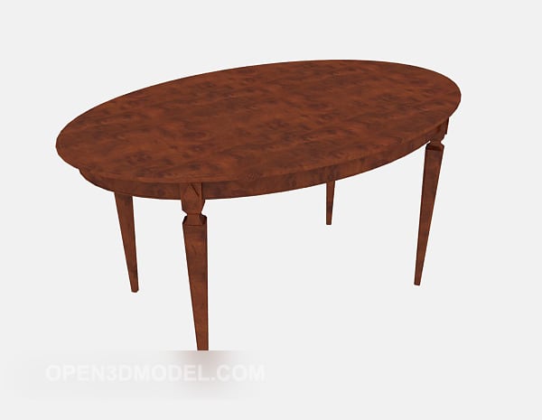 European Style Oval Tea Table
