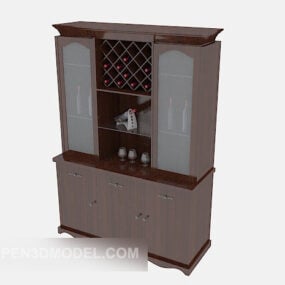European Wine Cabinet 3d model