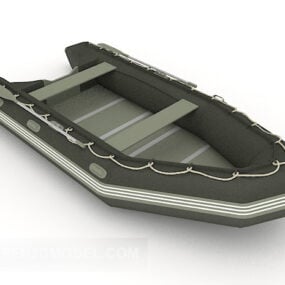 Kayak nero modello 3d