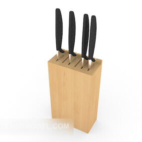 Køkkenknivhylde 3d model
