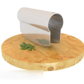 Mutfak Doğrama Tahtası Ahşap 3D model