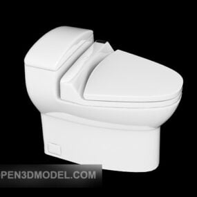 Modelo 3d de unidade de banheiro de cozinha