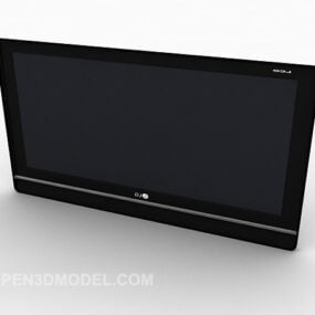 Flaches LG-LCD-Fernseher, 3D-Modell