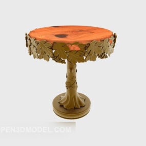 Lace Sofa Side Table Furniture 3d model