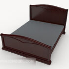 Lacquered Wood Single Bed