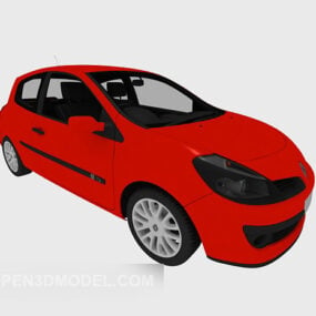 Model 3D samochodu sportowego czerwonego Lamborghini