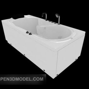 Stort badekar for bad 3d-modell