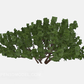 Große Zweige und Bäume 3D-Modell
