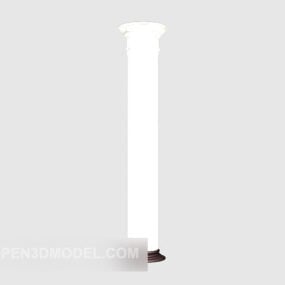 Modelo 3d de coluna romana de clipe grande