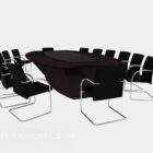 Large Conference Desk And Chairs