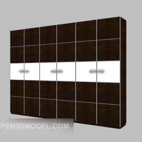 Large Hand-pulled Wardrobe 3d model