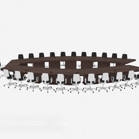 Large Conference Table 3d model