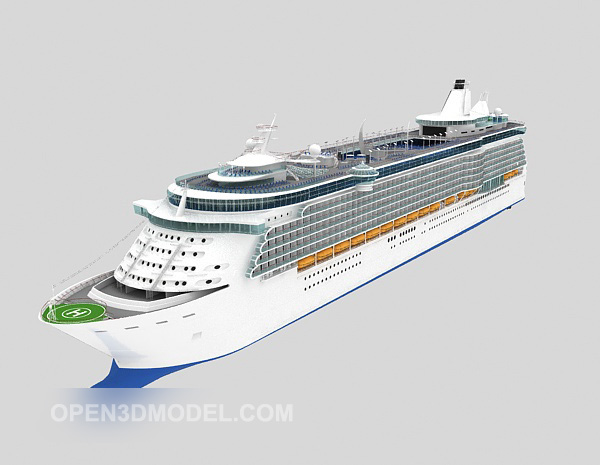 Cruise Ship 3d Model Free
