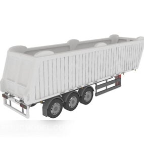 3D-Modell eines großen LKW-Fahrzeugs
