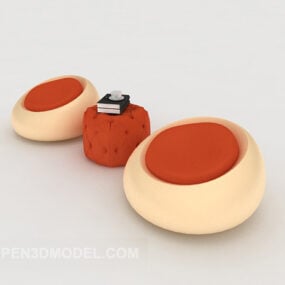 Lazy Modern Simple Sohva 3D-malli