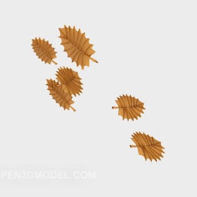 잎 장식 벽걸이 3d 모델