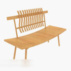 Leisure Long Wooden Chair