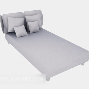 Leisure Single Mattress Bed 3d model