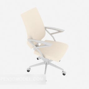Lichtgekleurd eenvoudig bureaustoel 3D-model