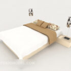 Κομψό ελαφρύ διπλό κρεβάτι